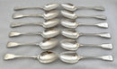 Barons of Feversham, Duncombe Park, Helmsley: Twelve George III Silver Tablespoons. 32.8 troy ounces.