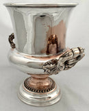 Late Georgian Old Sheffield Plate Campana Form Wine Cooler, circa 1820 - 1840.