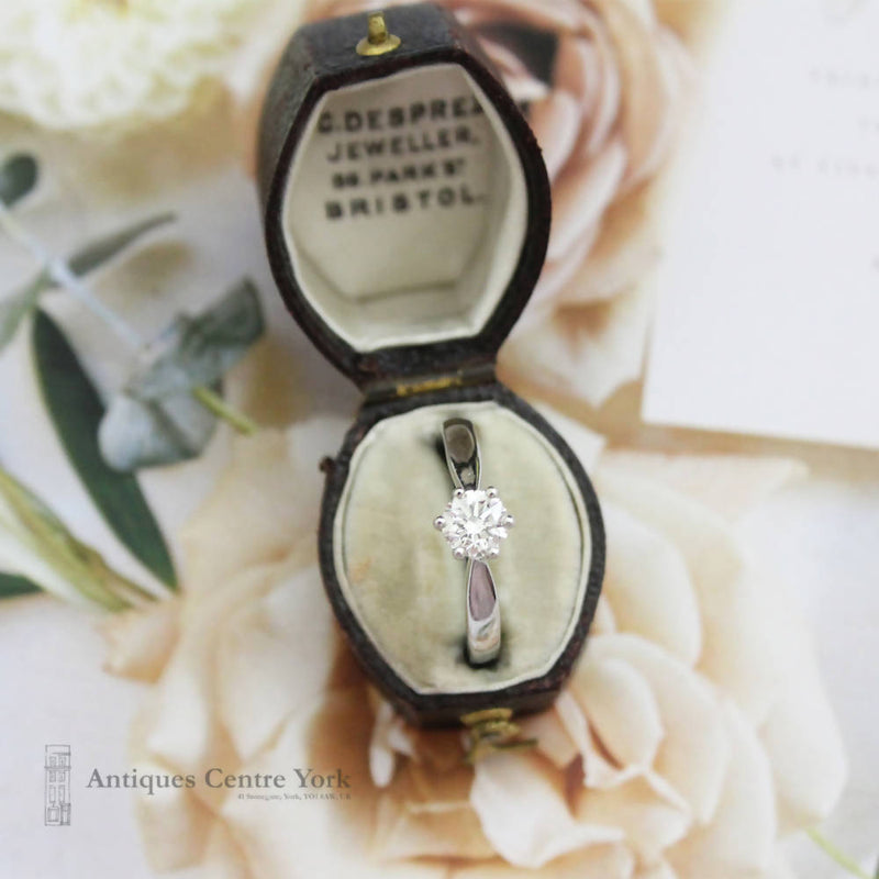 Platinum Certified 0.57ct Diamond Solitaire Ring