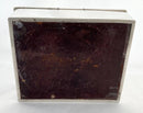 Victorian Silver Desk Cigar Box, Crested for Aynscomb. London 1897 Joseph Braham.