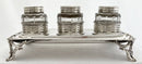 Georgian, George III, Silver Inkstand. London 1778 William Plummer. 19.8 troy ounces.