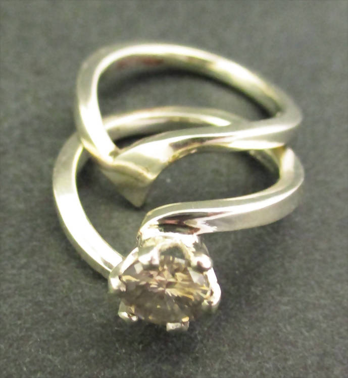 Jake: Diamond engagement/wedding ring combo