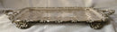Georgian, George IV period, twin handled Old Sheffield Plate serving tray on four ornate feet. Circa 1820 - 1830.