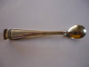 A Pair of Art Deco Style Silver Plate Sugar Tongues in the Pyramid Pattern