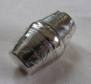 Silver Pocket Nutmeg Grater/Fully Hallmarked - Joseph Taylor,Birmingham 1799