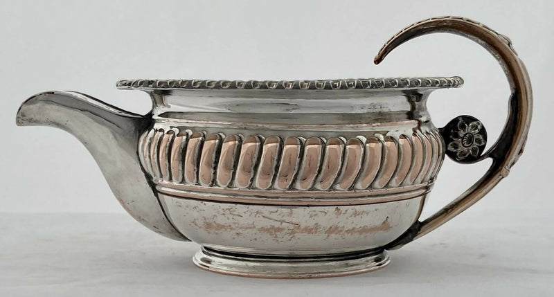 Georgian Old Sheffield Plate Cream Jug. D & G Holy & Co. of Sheffield, circa 1815.