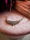 New Sterling Silver 0.25Ct Diamond Necklace - 18"