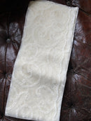 Stunning Laura Ashley period design white or cream cotton Curtain Panelling 58”width