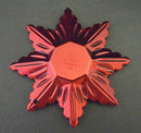 Baccarat 2014 red glass Christmas decoration