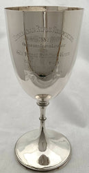 Indian Silver Regimental Trophy Cup for Hyderabad Rifle Association.  Peter Orr and Sons of Madras, circa 1887. 14.6 troy ounces.