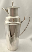 Asprey Silver Plated Milk Churn Cocktail Shaker, circa 1935.
