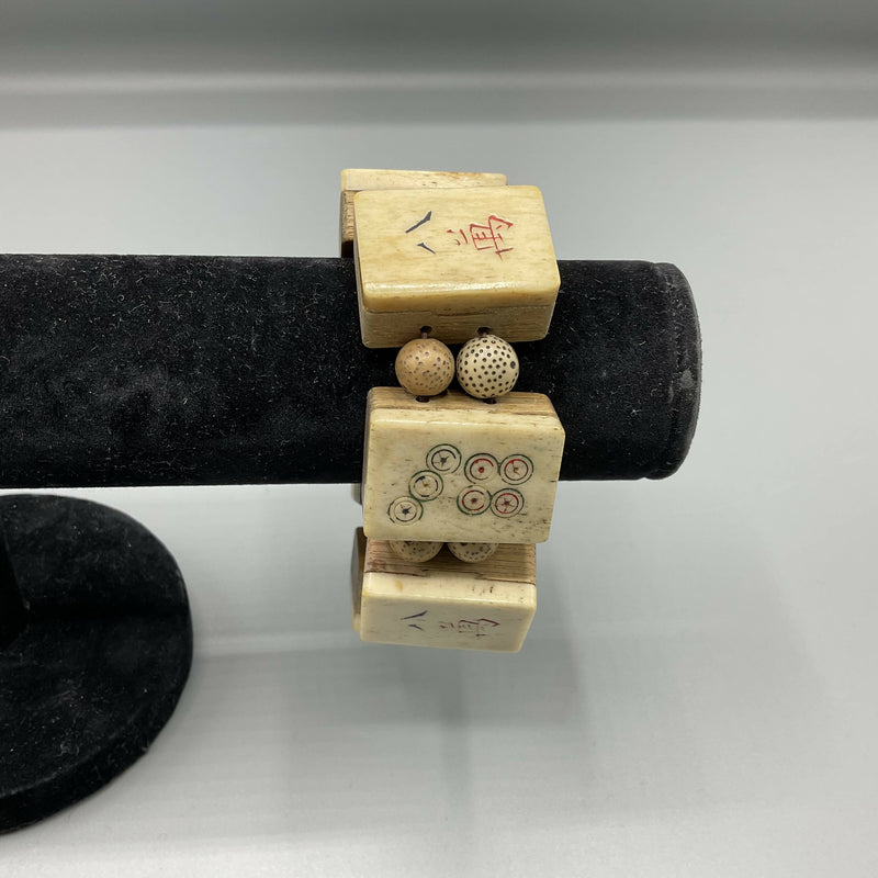 Mah jong tile bracelet