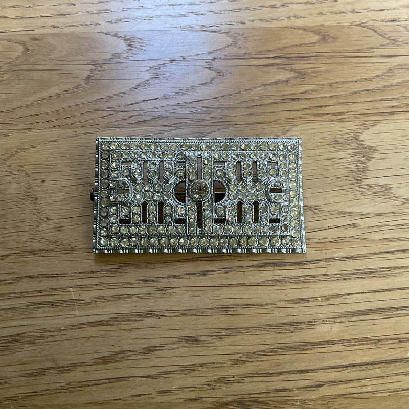 Art Deco paste brooch