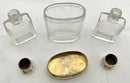 George V Morocco Leather Vanity Case with Silver Fittings. London 1913 Asprey & Co. Ltd.