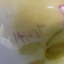 Worcester Roses Vase Signed By Millie Hunt C1931