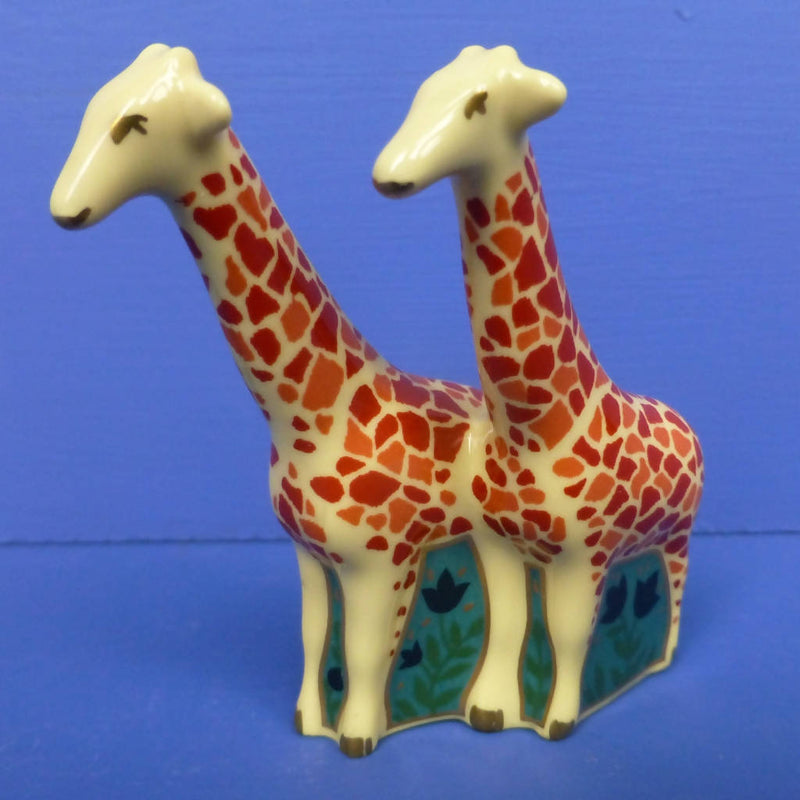 Royal Crown Derby Pair of Giraffes from The Noah's Ark collection