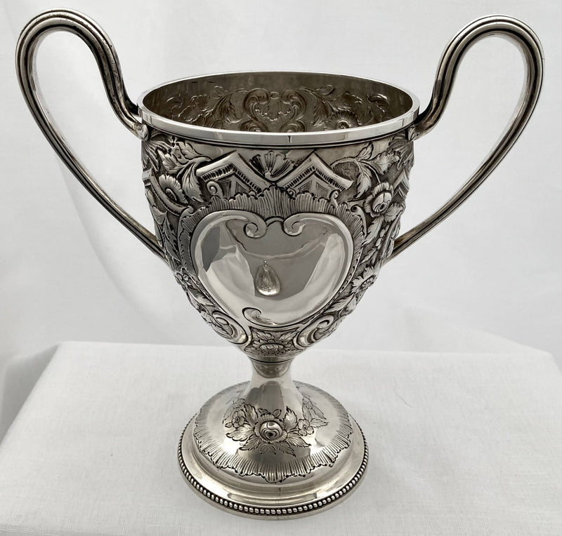 Georgian, George III, silver cup & cover. London 1776 Charles Wright. 36.90 troy ounces.