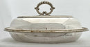 St Helena Interest. A Victorian Silver Plated Entree Dish & Cover for R.M.S. Papanui.
