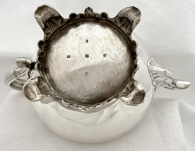 William IV Silver Tea Service. York 1836 - 38 James Barber & William North. 42 troy ounces.