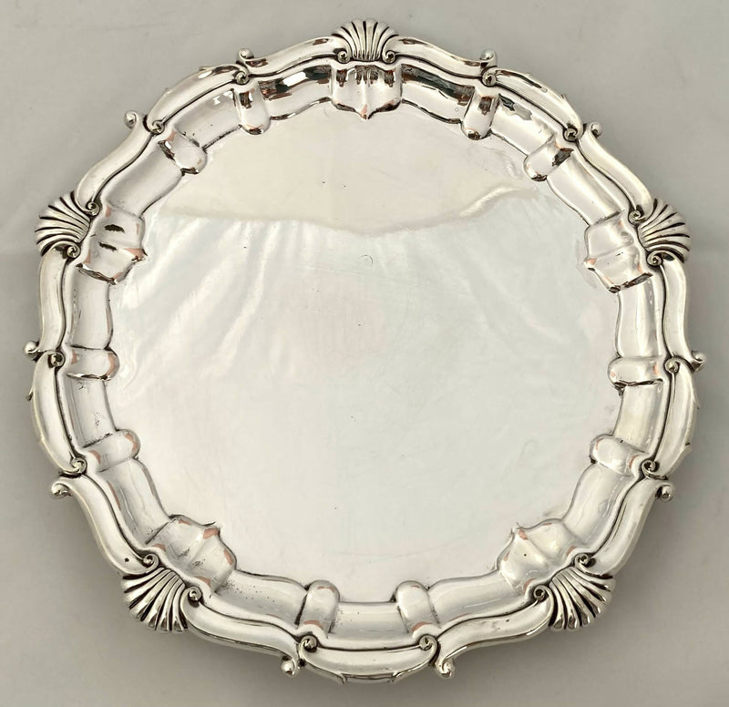 An Early 20th Century Silver Plate on Copper Salver.