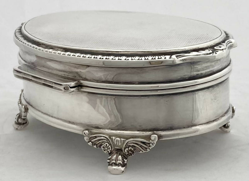Elizabeth II Silver Casket. Birmingham 1954 Adie Brothers Ltd.