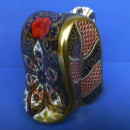 Royal Crown Derby Paperweight - Old Imari Snake (Boxed)