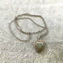 Silver heart pendant