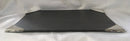 Rare Maltese Roman standard 917 silver desk blotting sheet holder.